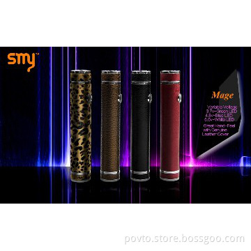 2014 The genuine leather E-cig Mega Mod with 16850 battery